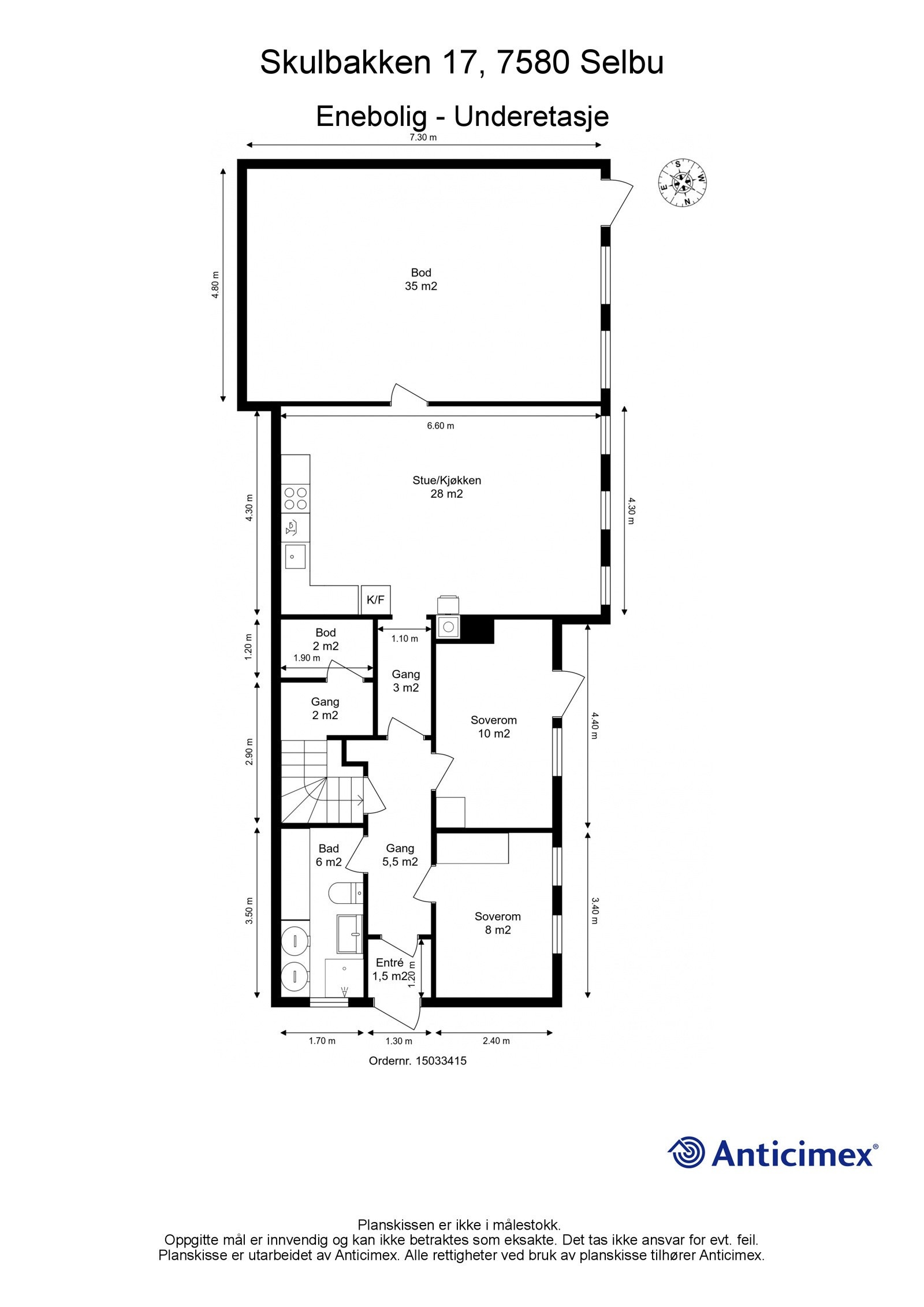 Plantegning sokkel Galleribilde