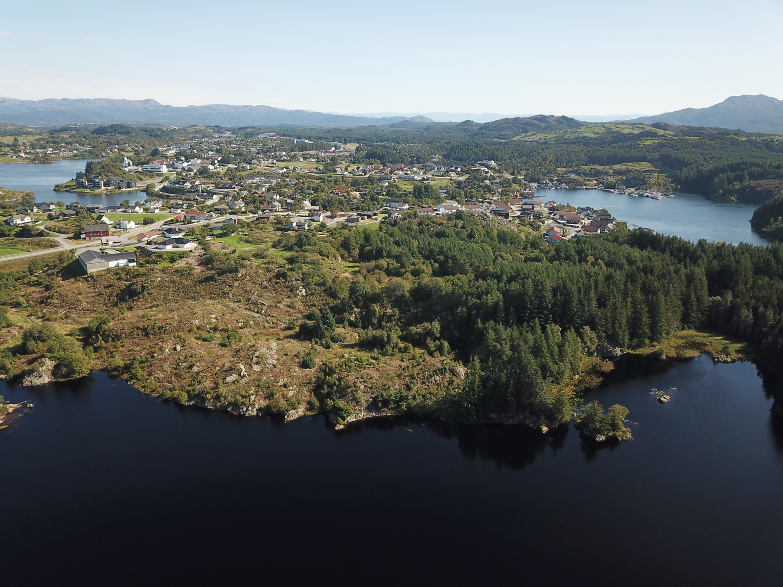 Stavlandskleivane vil ligge langs Ulvsvatnet og mot eksisterande Stavlandsneset.