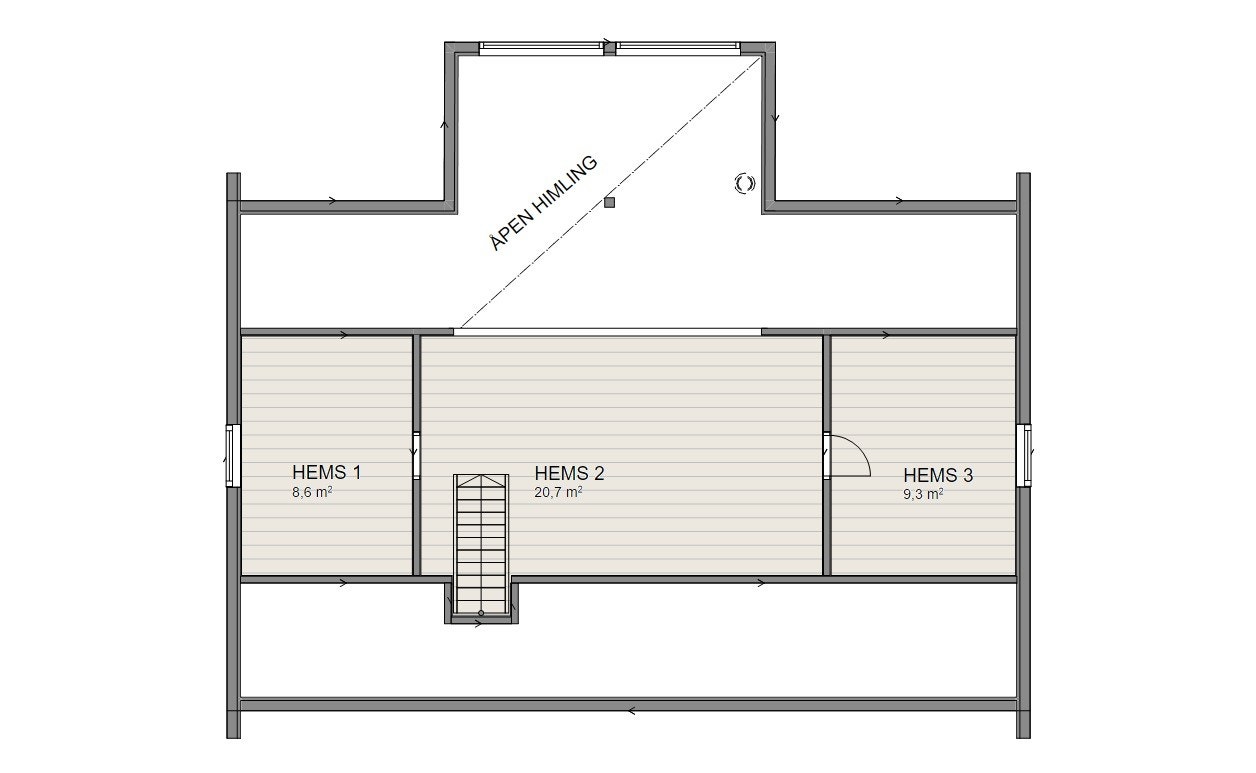 Planløsning hems Galleribilde