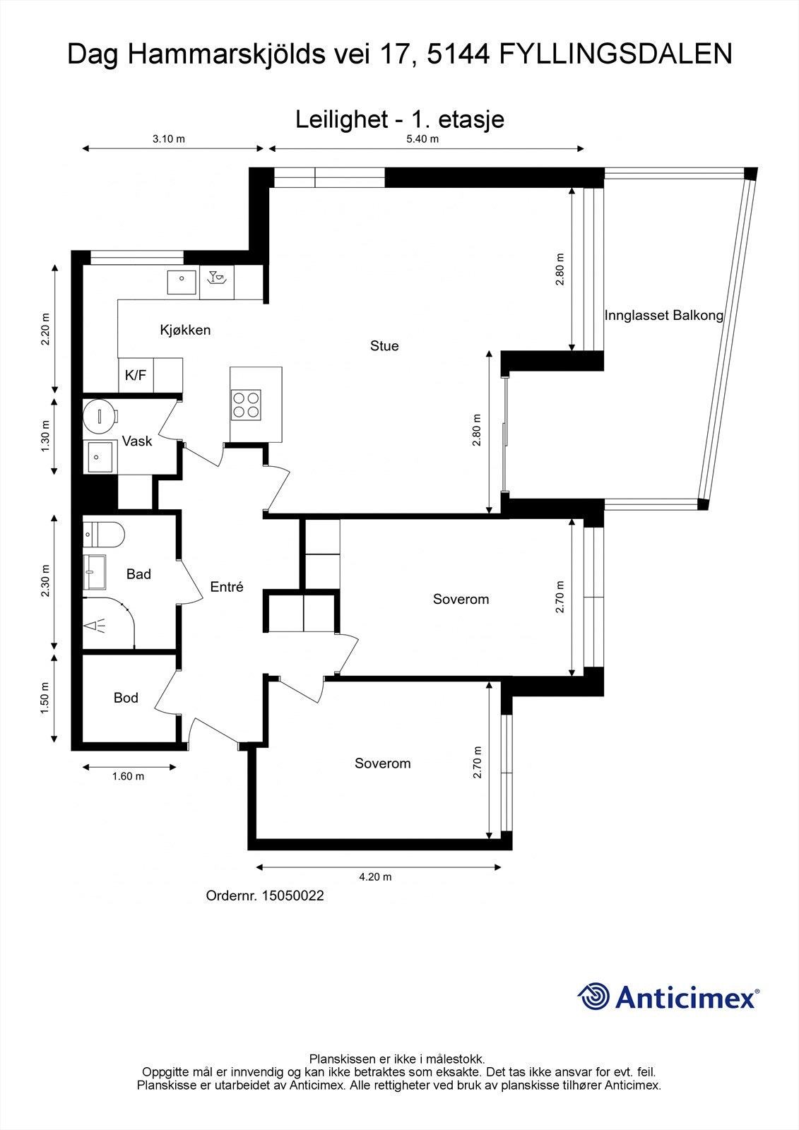 Planskisse Galleribilde