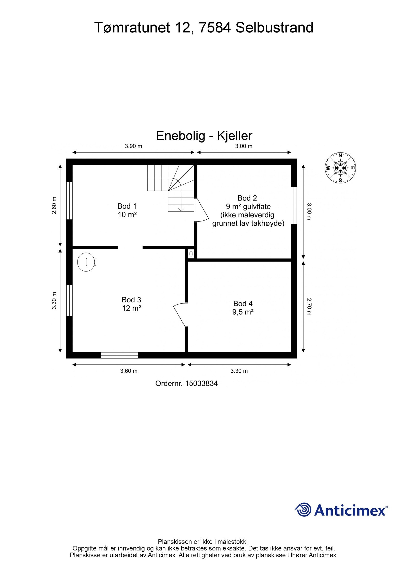 Plantegning kjeller Galleribilde