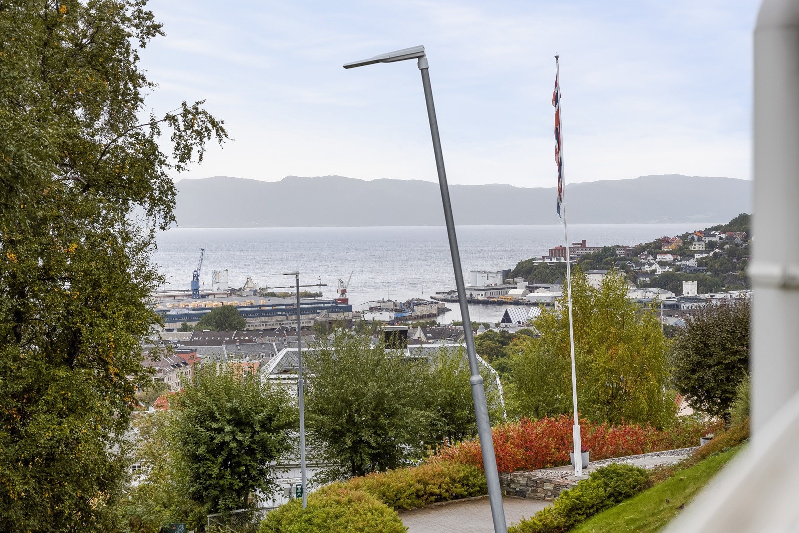 Utsikt fra veranden Galleribilde