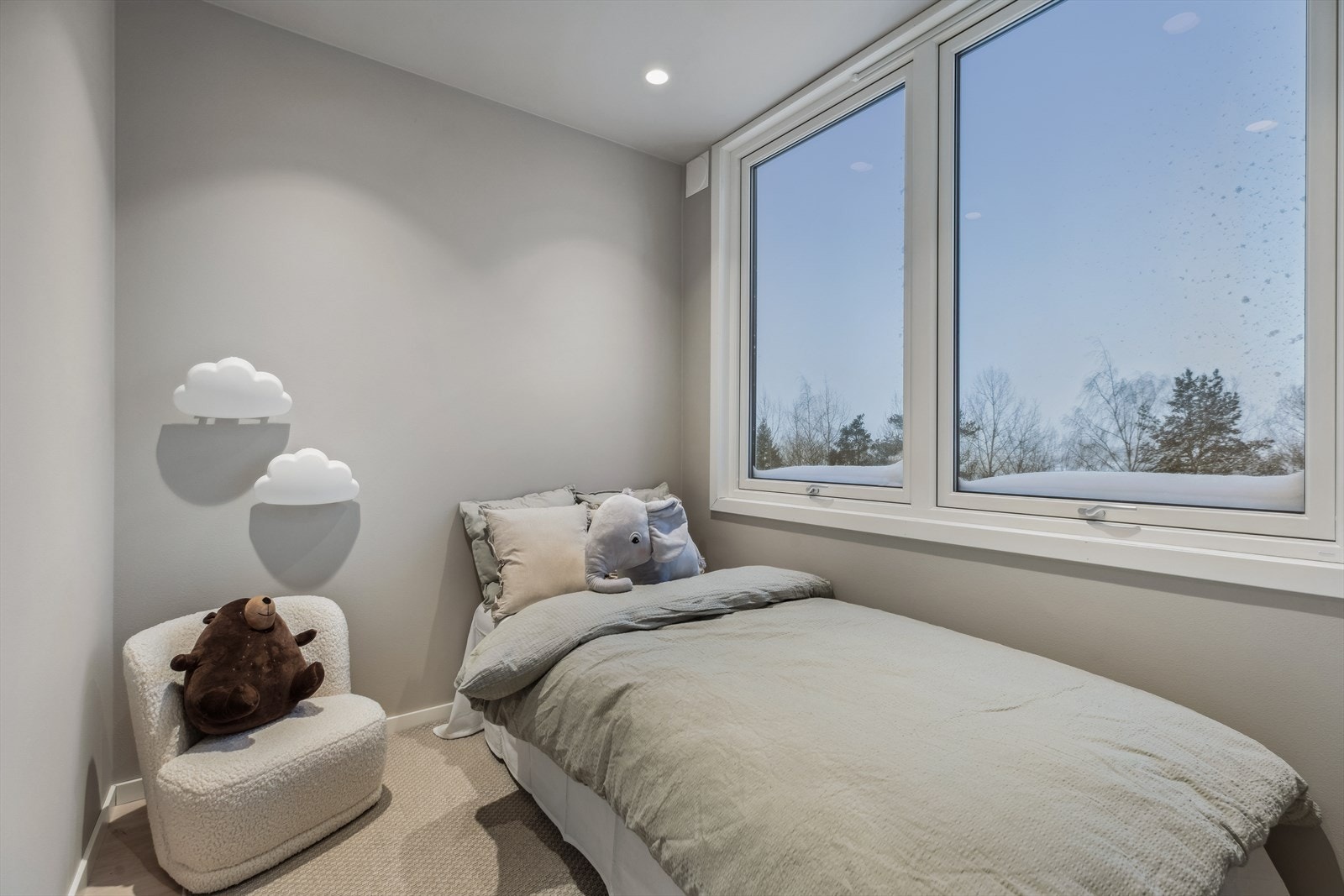 Det er laget et ekstra soverom i en del av kjøkkenet Galleribilde