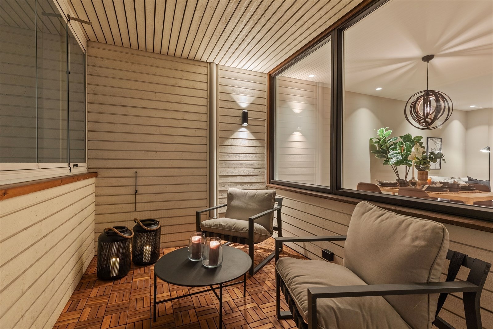 Den perfekte settingen for behagelige stunder og sene kvelder Galleribilde