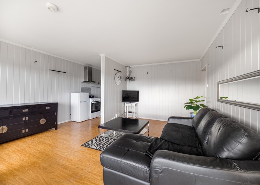 Åpen kjøkken/stue løsning. Galleribilde