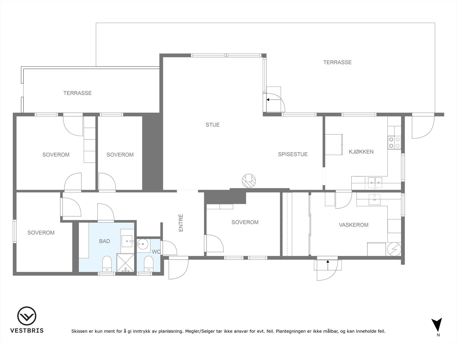 Planskisse Galleribilde