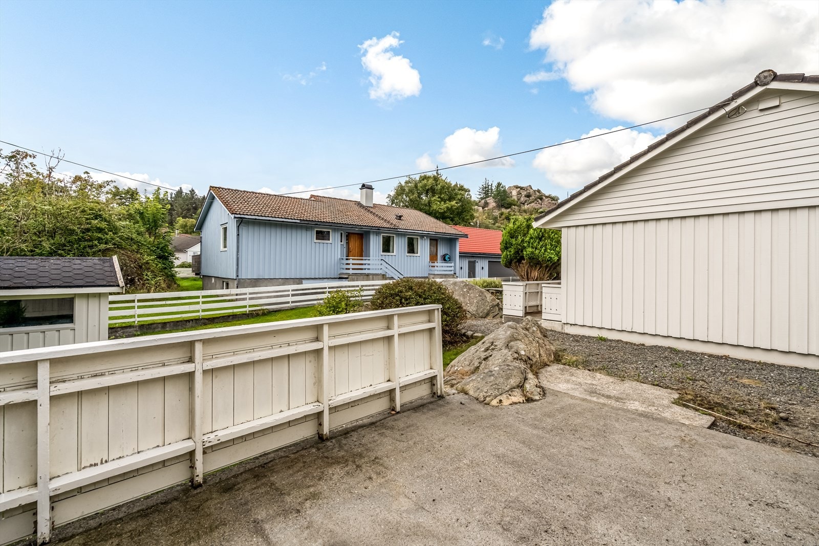 Solplatting på bakside Galleribilde