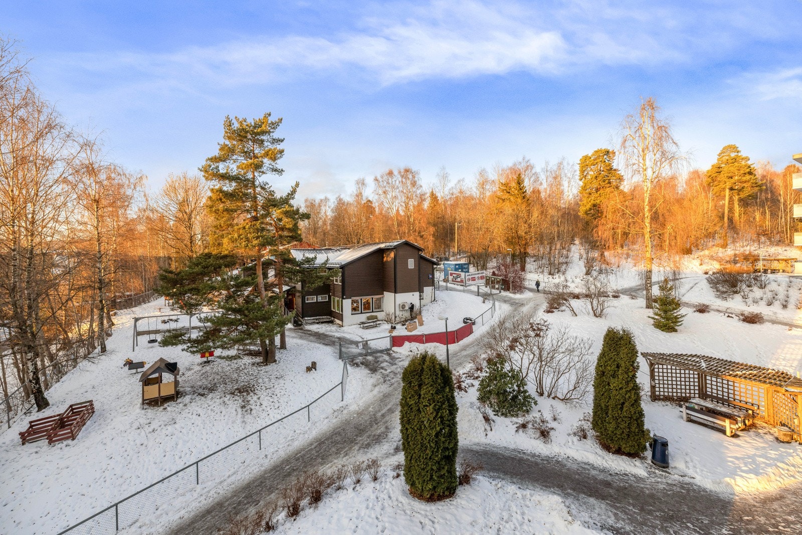 Fra balkongen Galleribilde