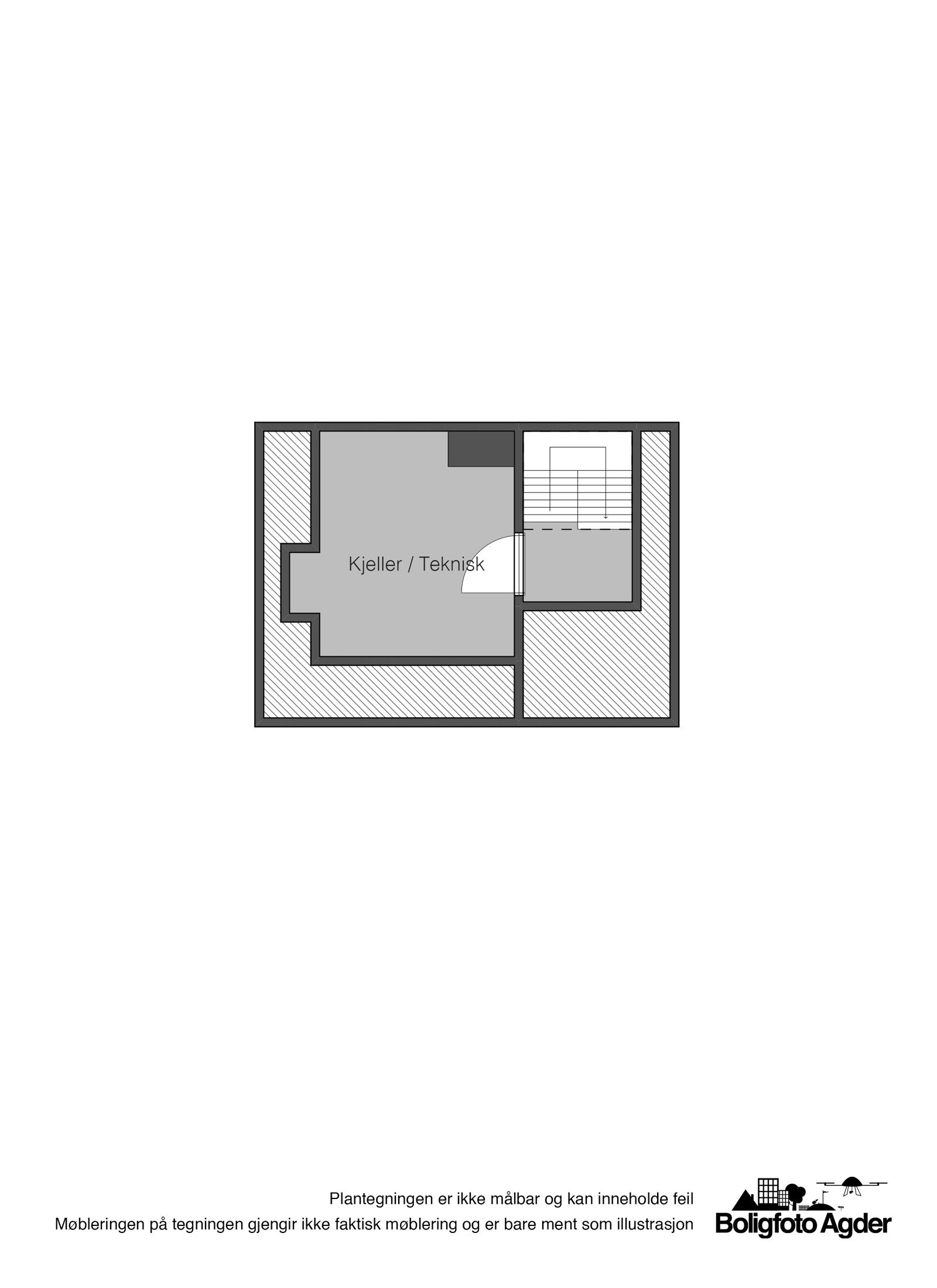 Planskisse - kjeller Galleribilde