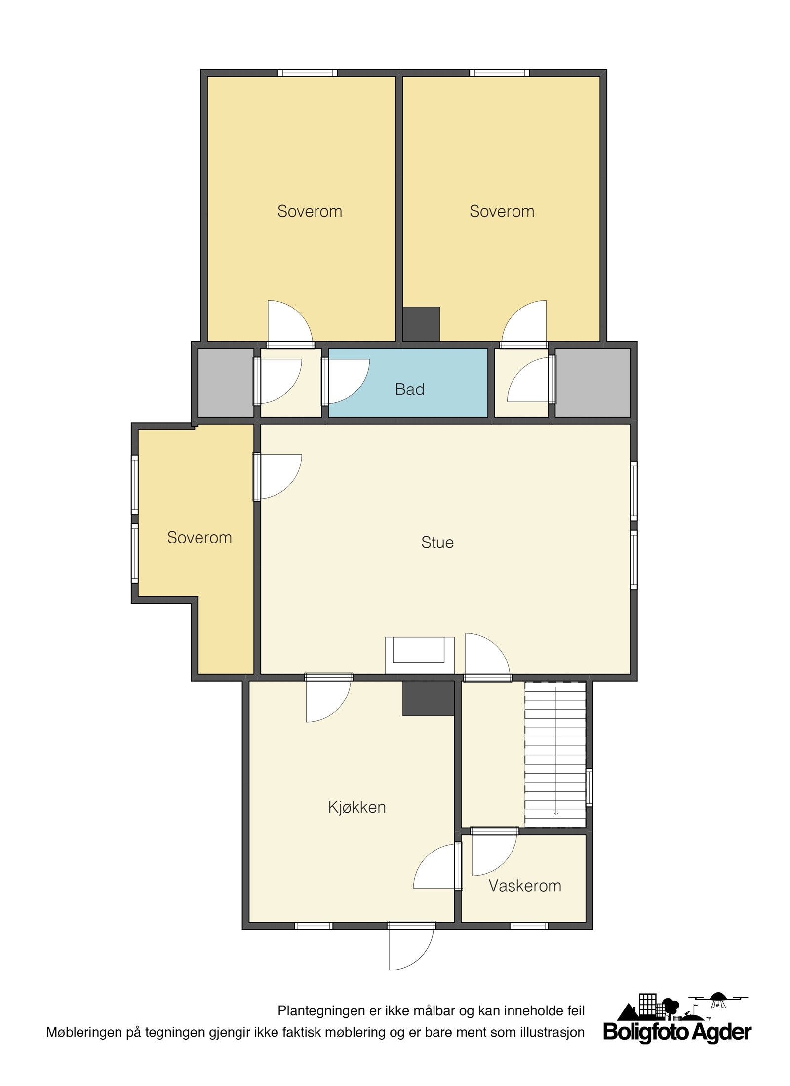 Planskisse - 2. etasje Galleribilde