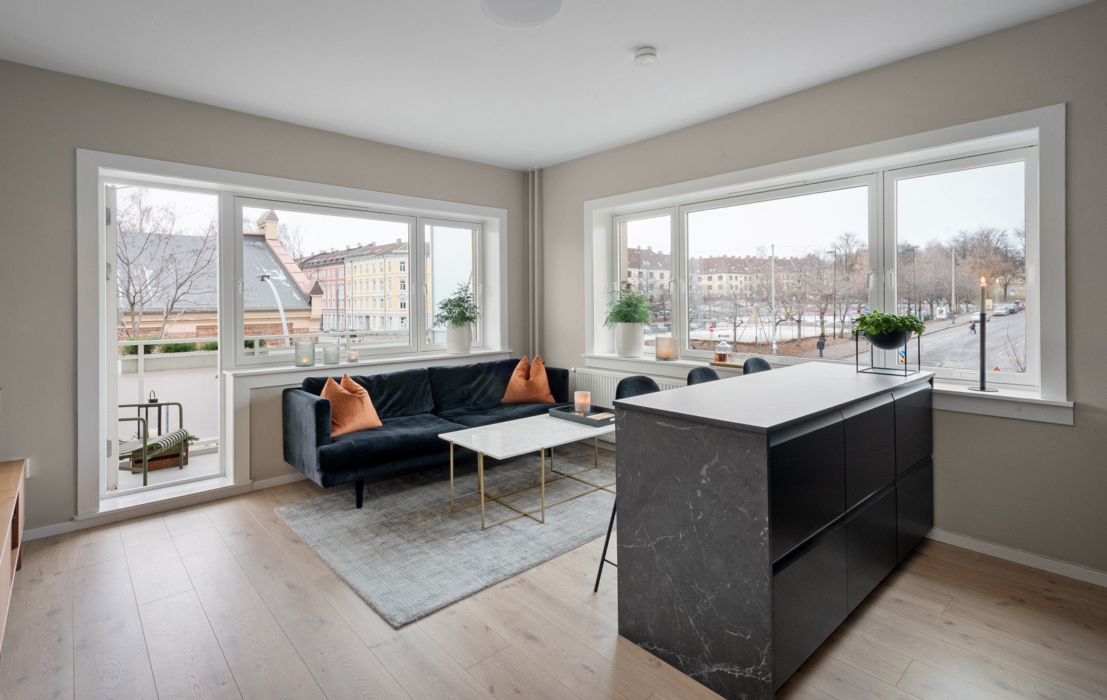 Boligen ble bygget om og kraftig oppgradert i 2023. Galleribilde