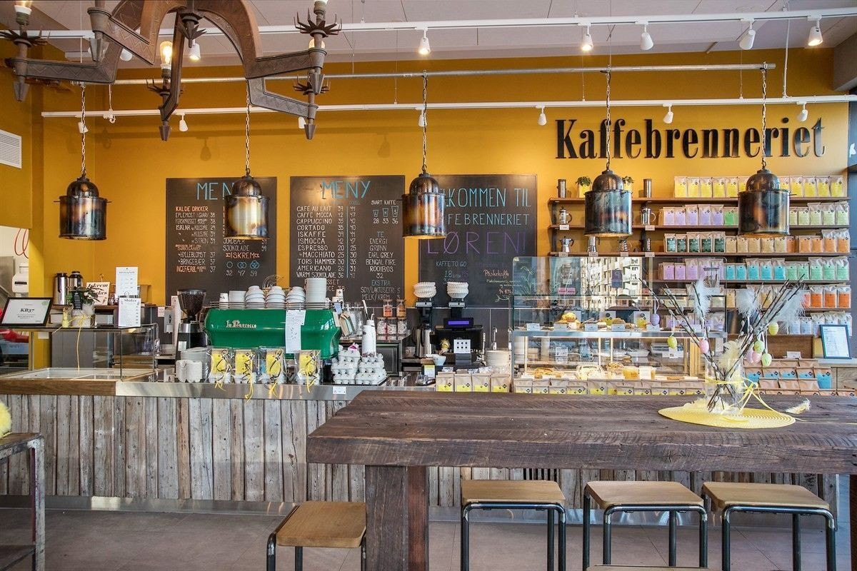 Gangavstand til Kaffebreneriet. Galleribilde