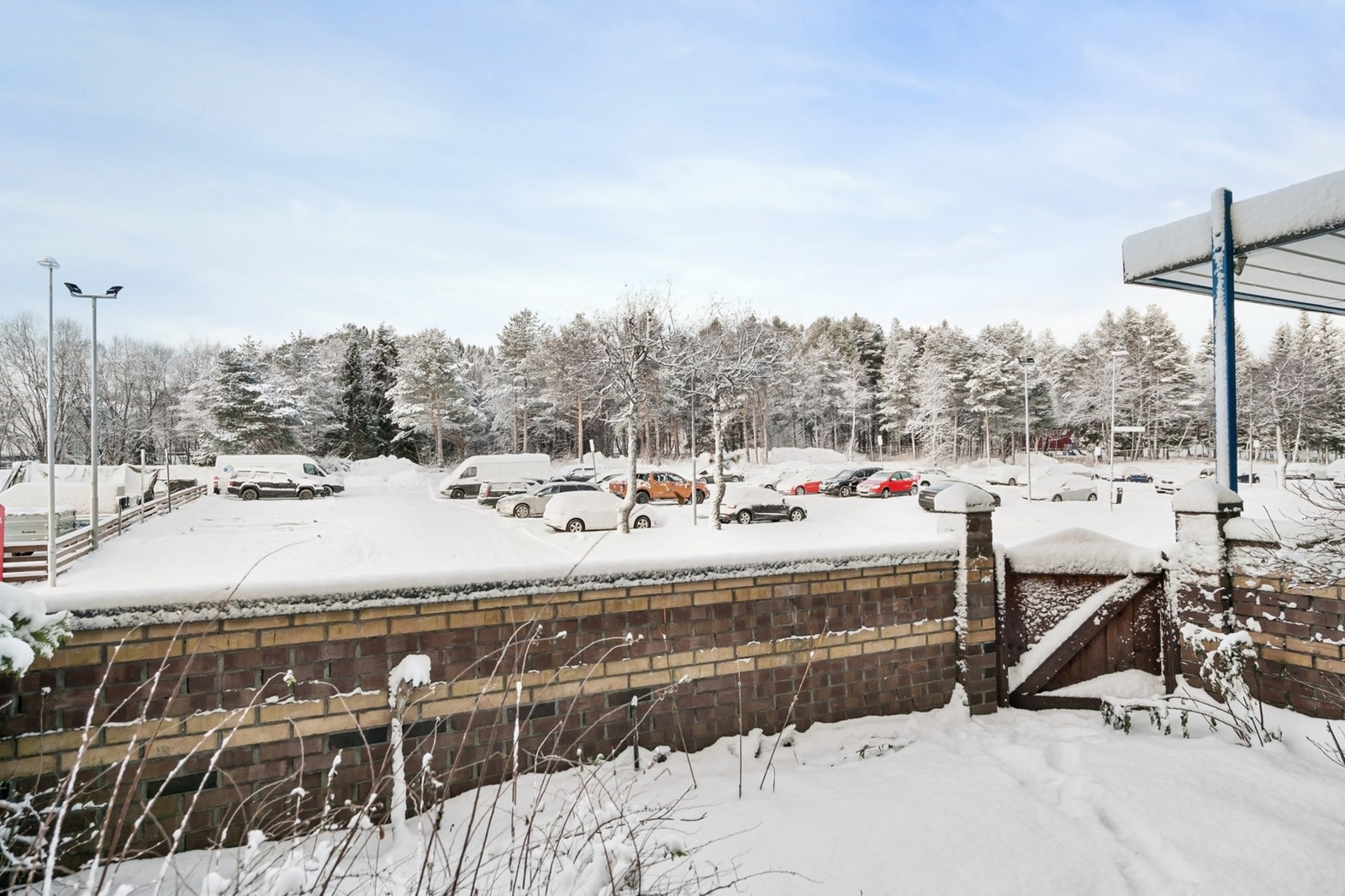 Terrassen er vendt mot friområde. Galleribilde