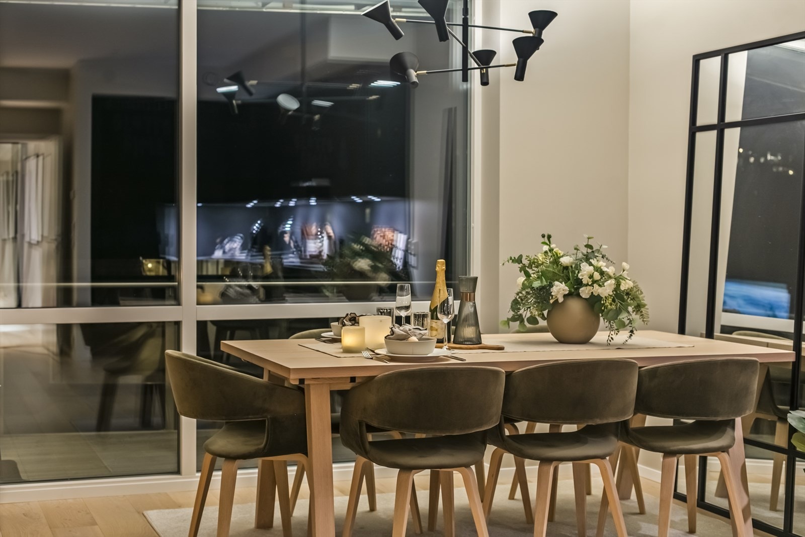 Kveldsstemning - lunt og koselig. Galleribilde