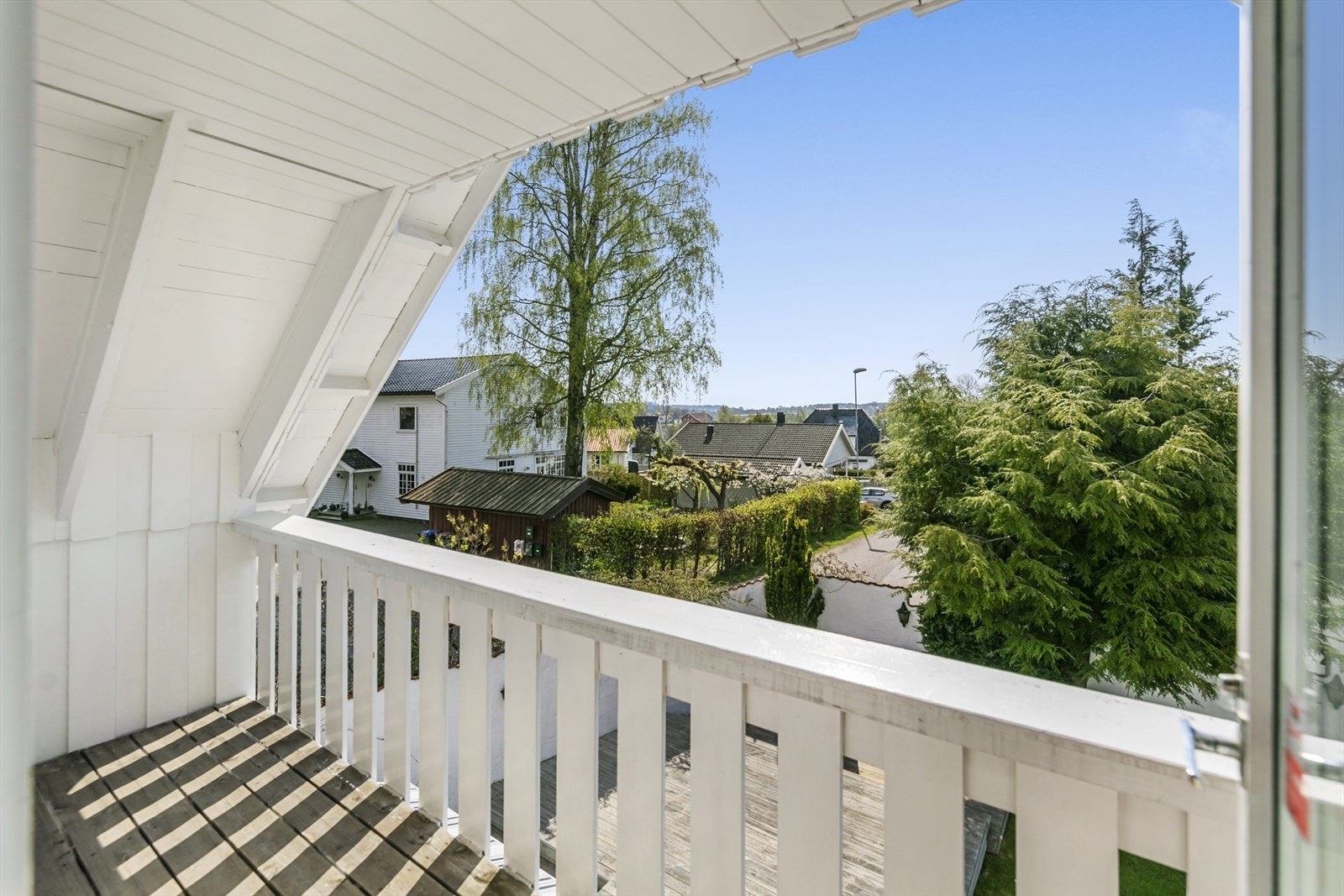 Veranda ut fra hovedsoverommet. Galleribilde