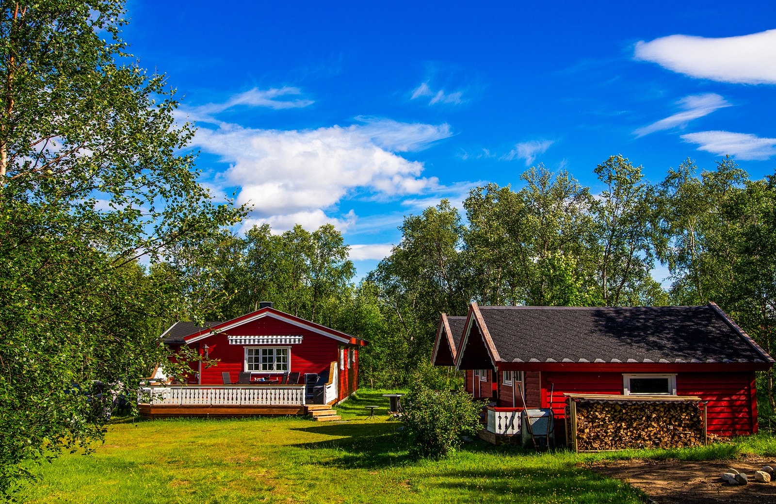 Eiendommen på sommeren Galleribilde