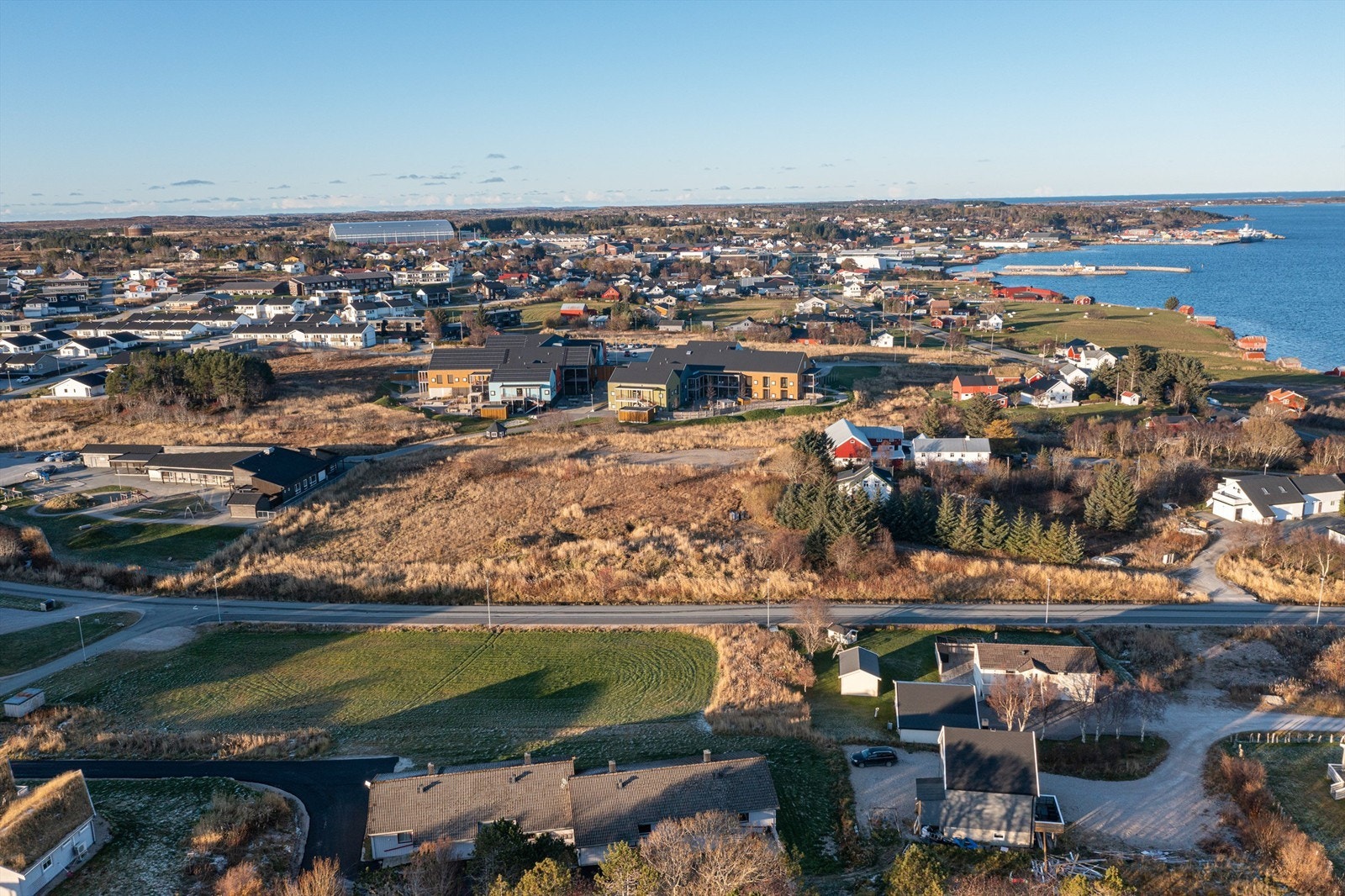 Arealet er åpent og har et stort utviklingspotensial. Galleribilde