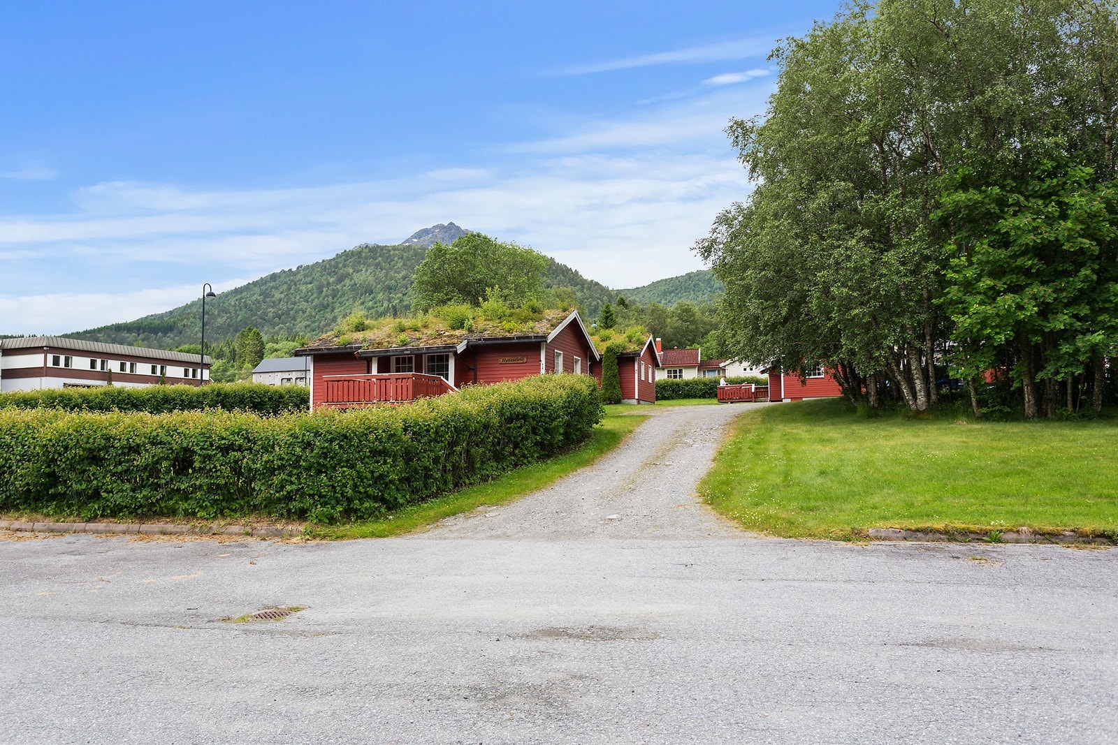 Innkjøring til hytter Galleribilde