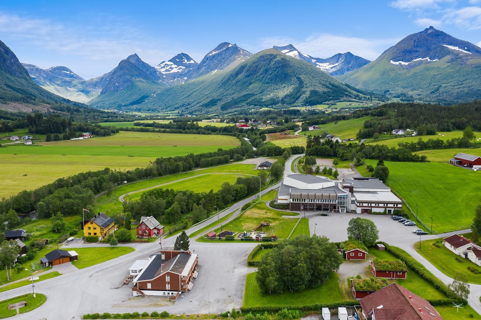 Dronebilde Galleribilde