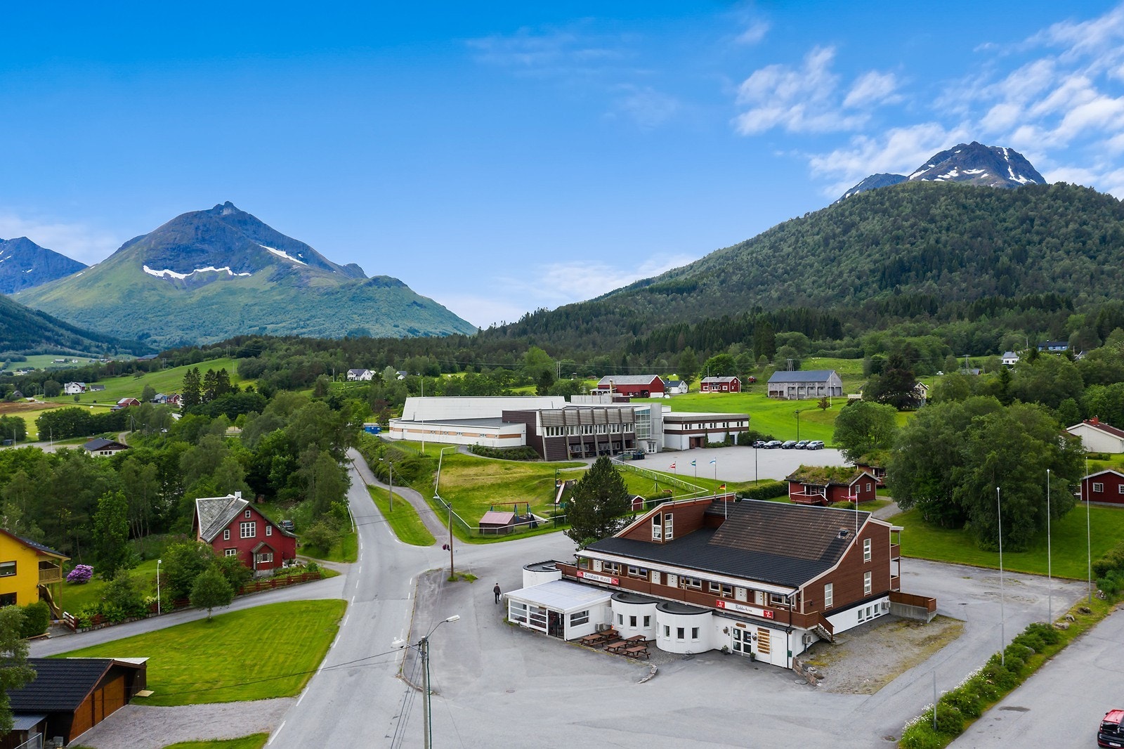 Dronebilde Galleribilde