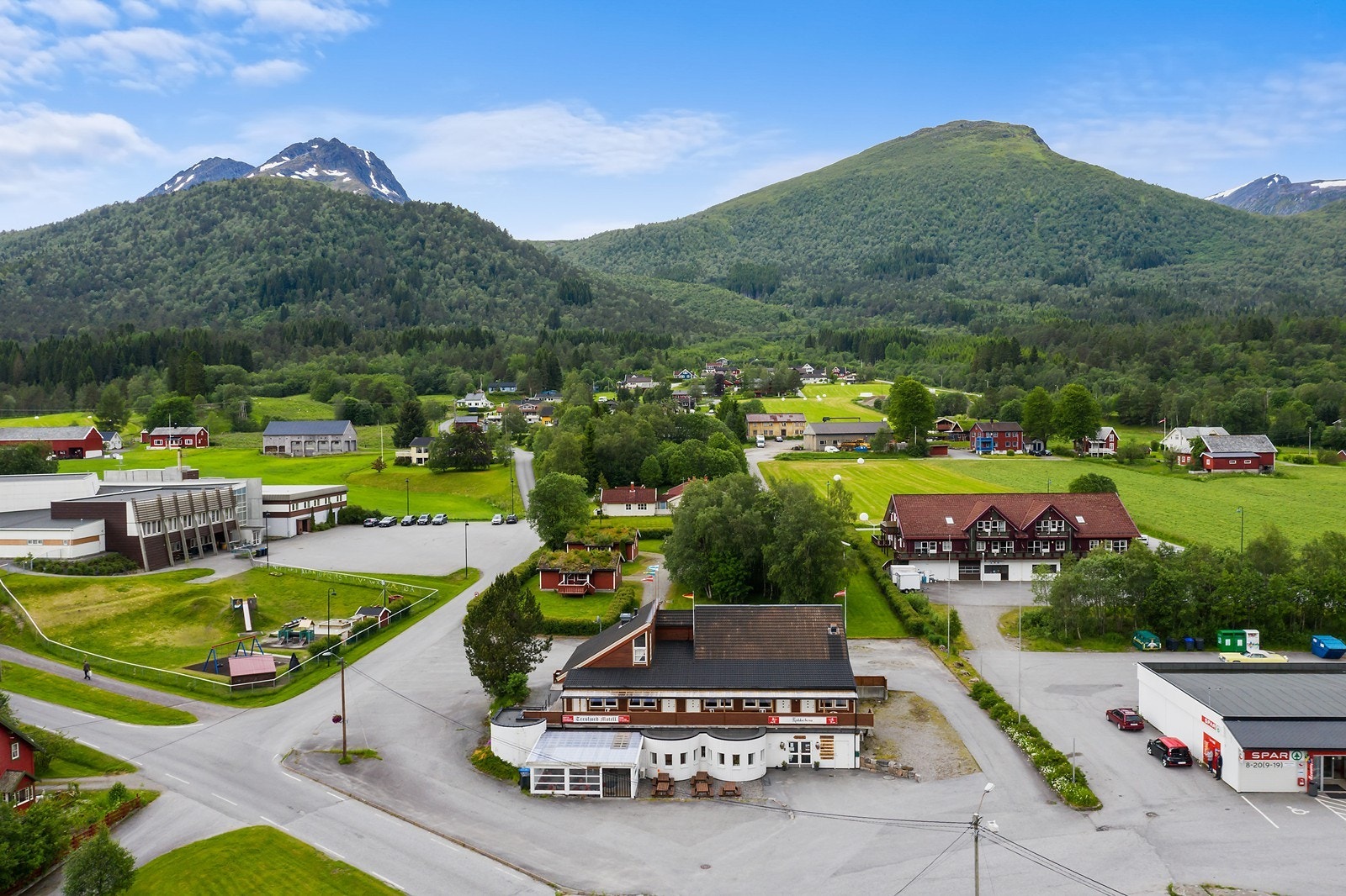 Dronebilde Galleribilde