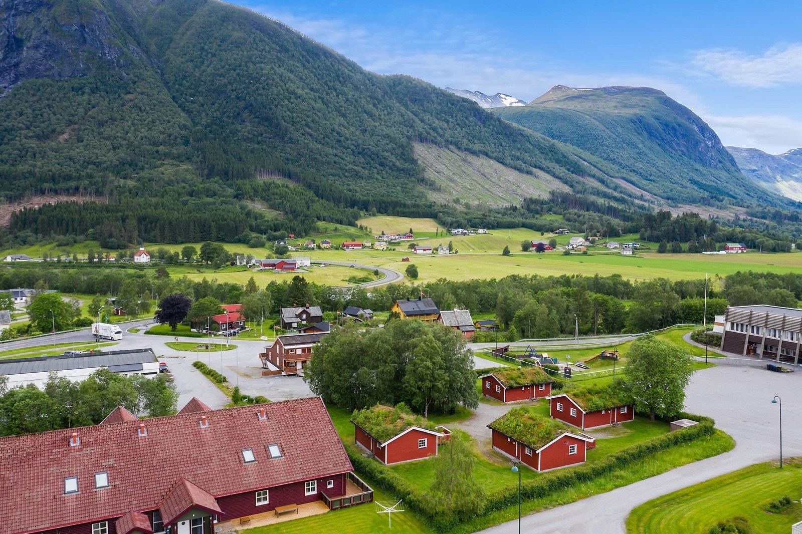 Dronebilde Galleribilde
