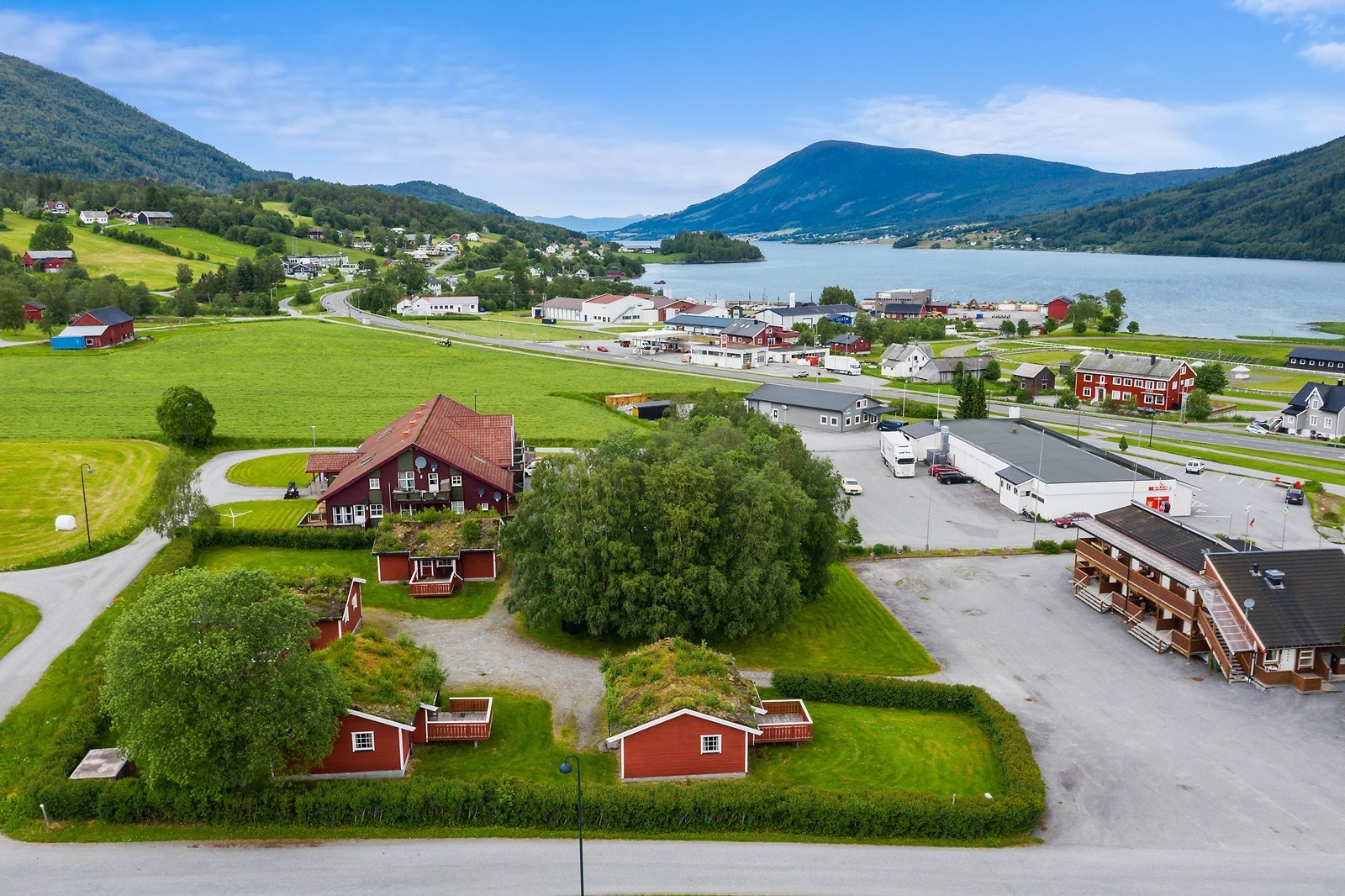 Dronebilde Galleribilde