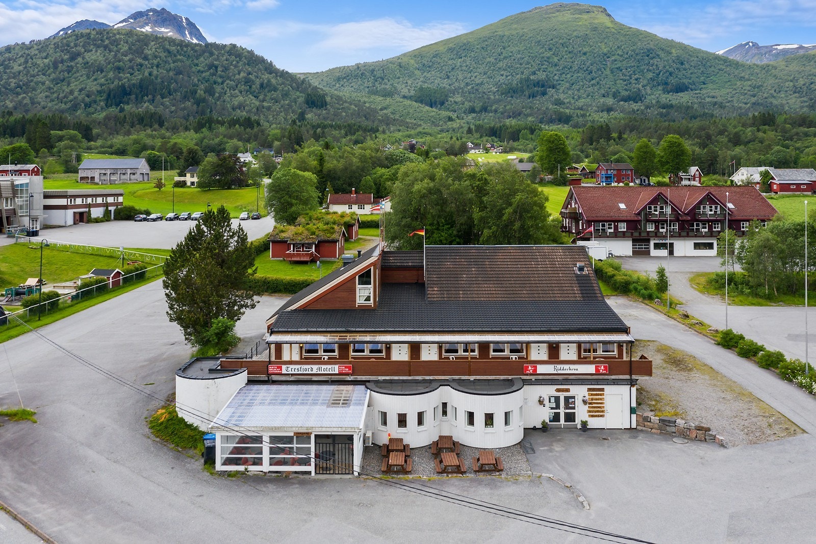 Dronebilde Galleribilde
