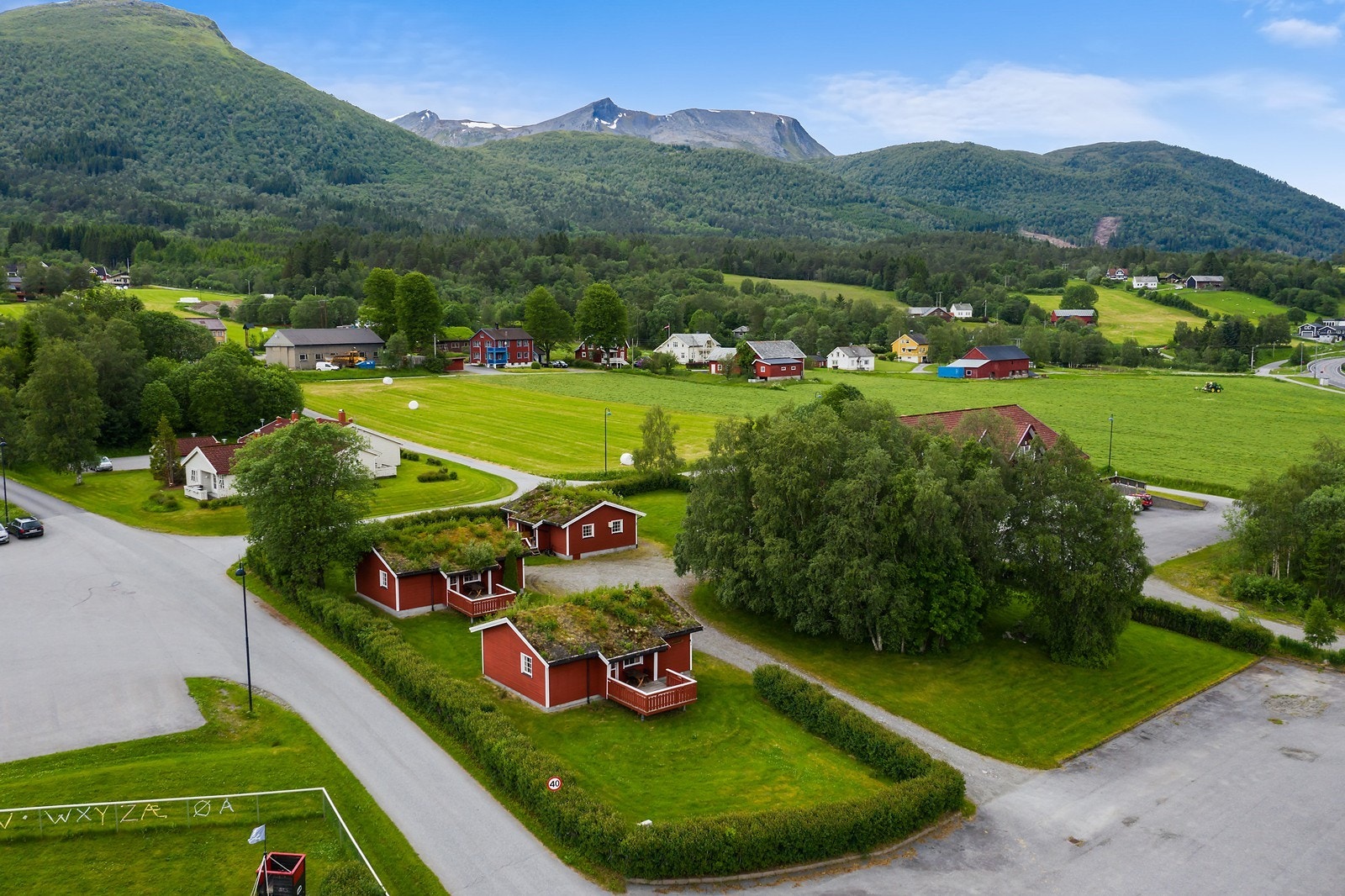 Dronebilde Galleribilde