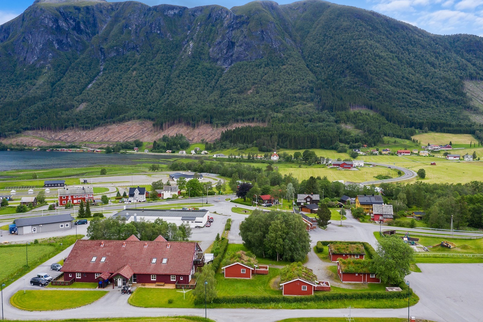 Dronebilde Galleribilde
