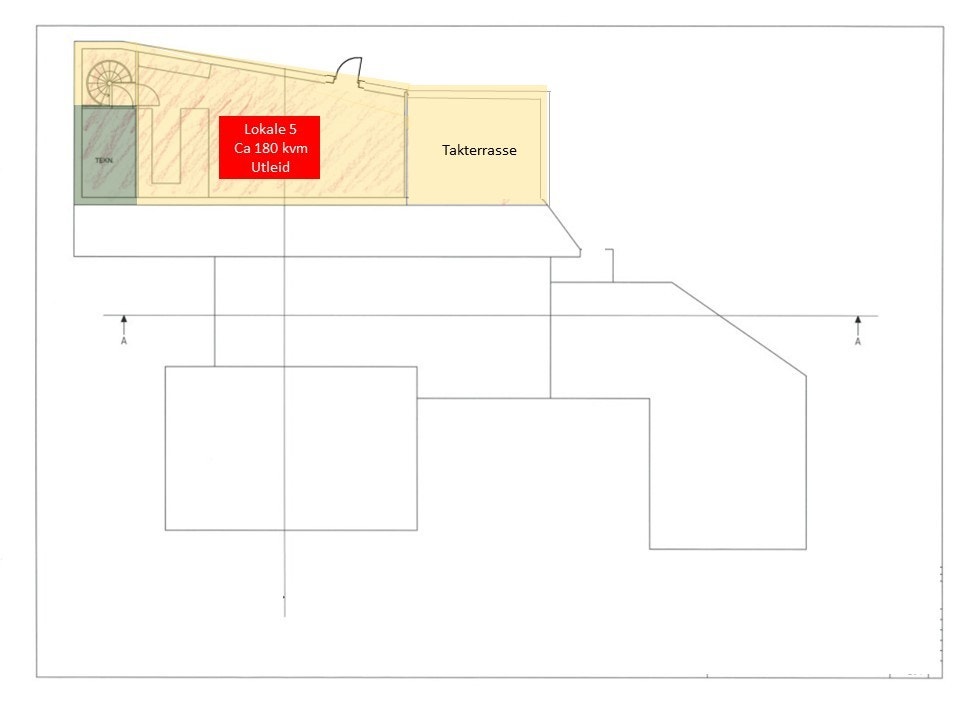 Plantegning 4. etg Galleribilde