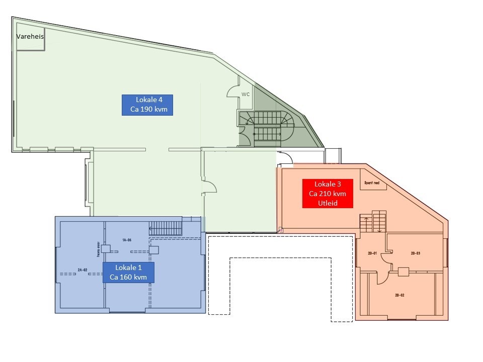 Plantegning 2. etg Galleribilde