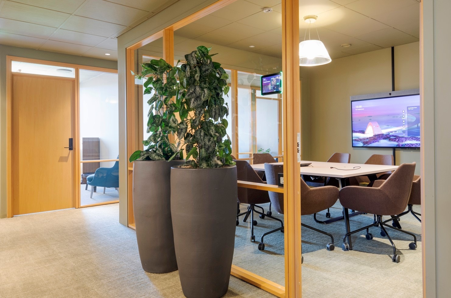 Referansebilder fra lokaler i 4. etasje. Galleribilde