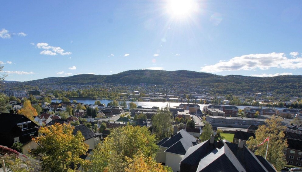 Utsikten fra balkong og stue/kjøkken Galleribilde