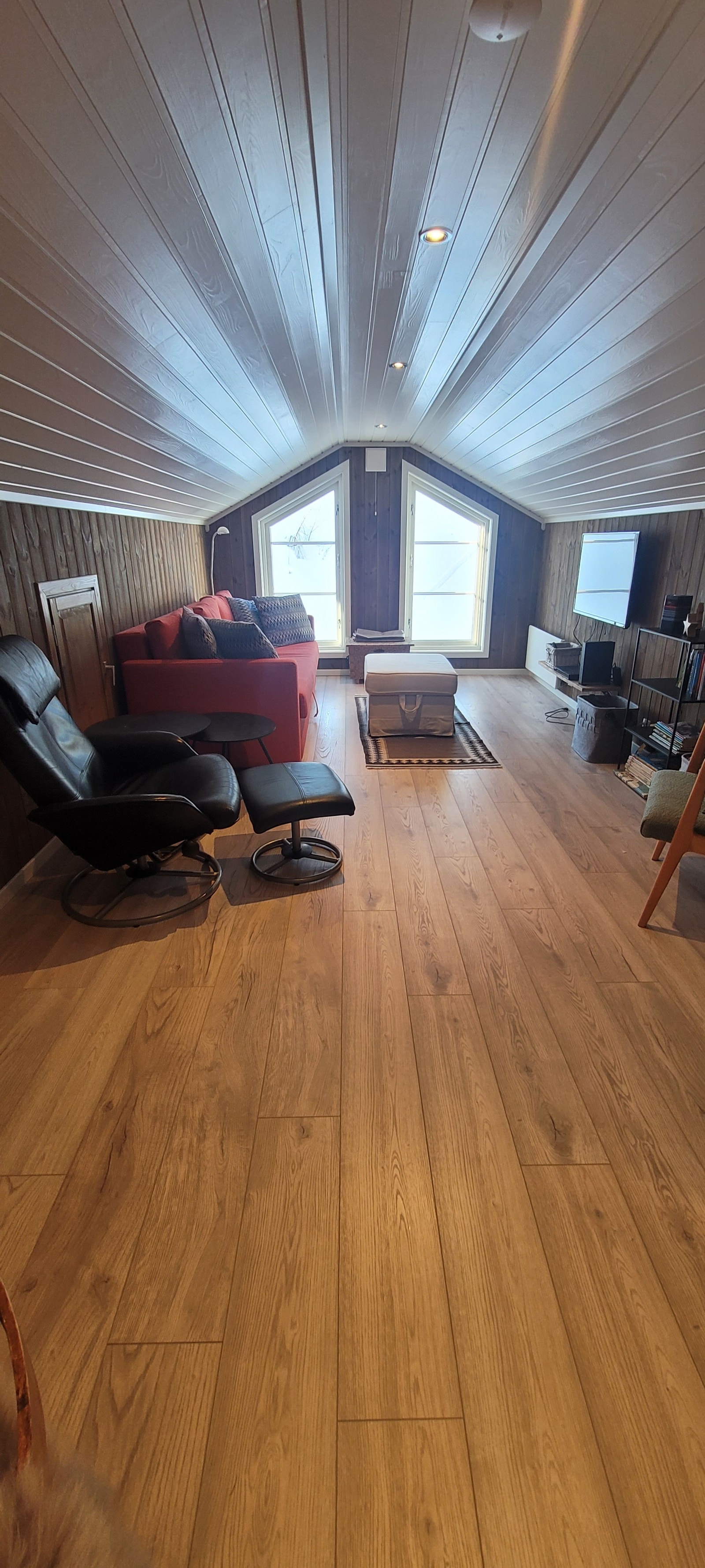 Loftstue med sovesofa Galleribilde