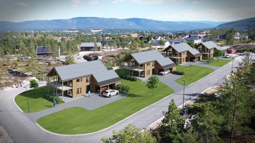 Utsikt mot Bø Galleribilde