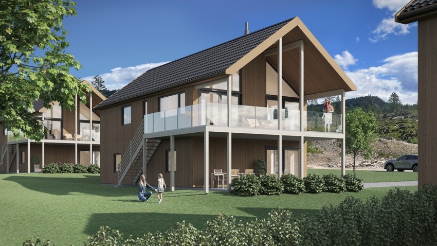 Plusshus er konstruert slik at det i løpet av sin levetid produserer mer energi enn det som går med til å produsere materialer, bygge og drifte huset. Galleribilde