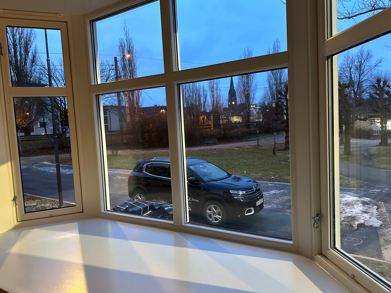 nye vinduer- utsikt sentralt Galleribilde