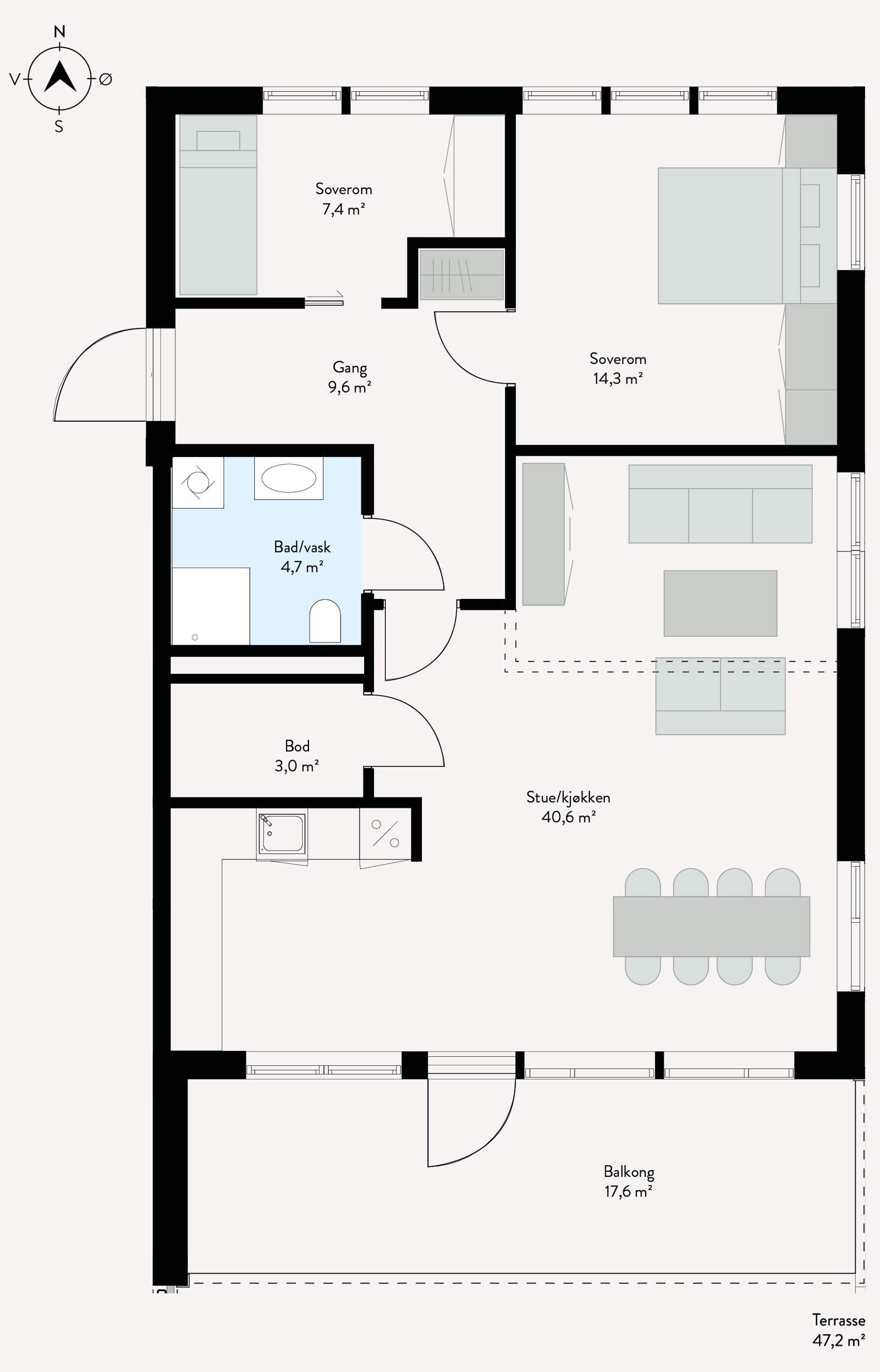 Plantegning Galleribilde