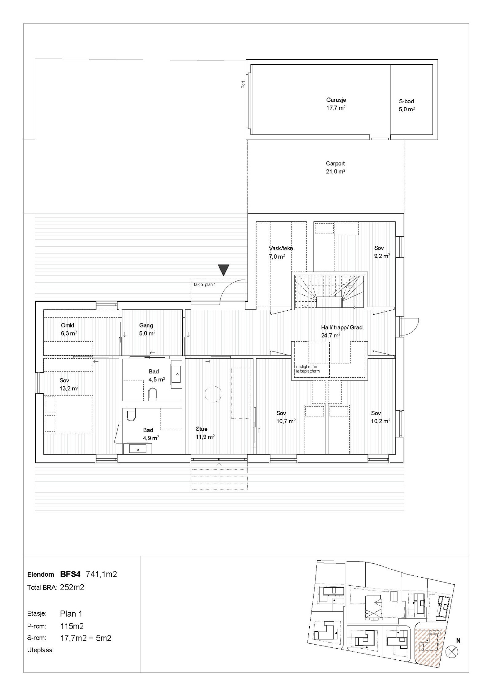 Bolig 4 - Plan 1 Galleribilde