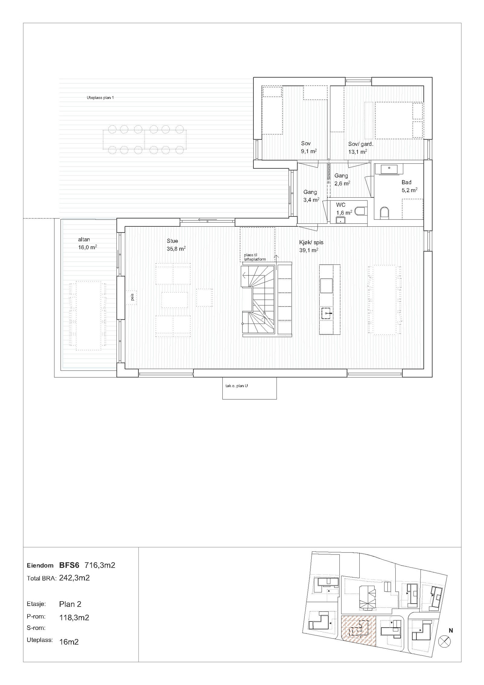 Bolig 6 - Plan 2 Galleribilde