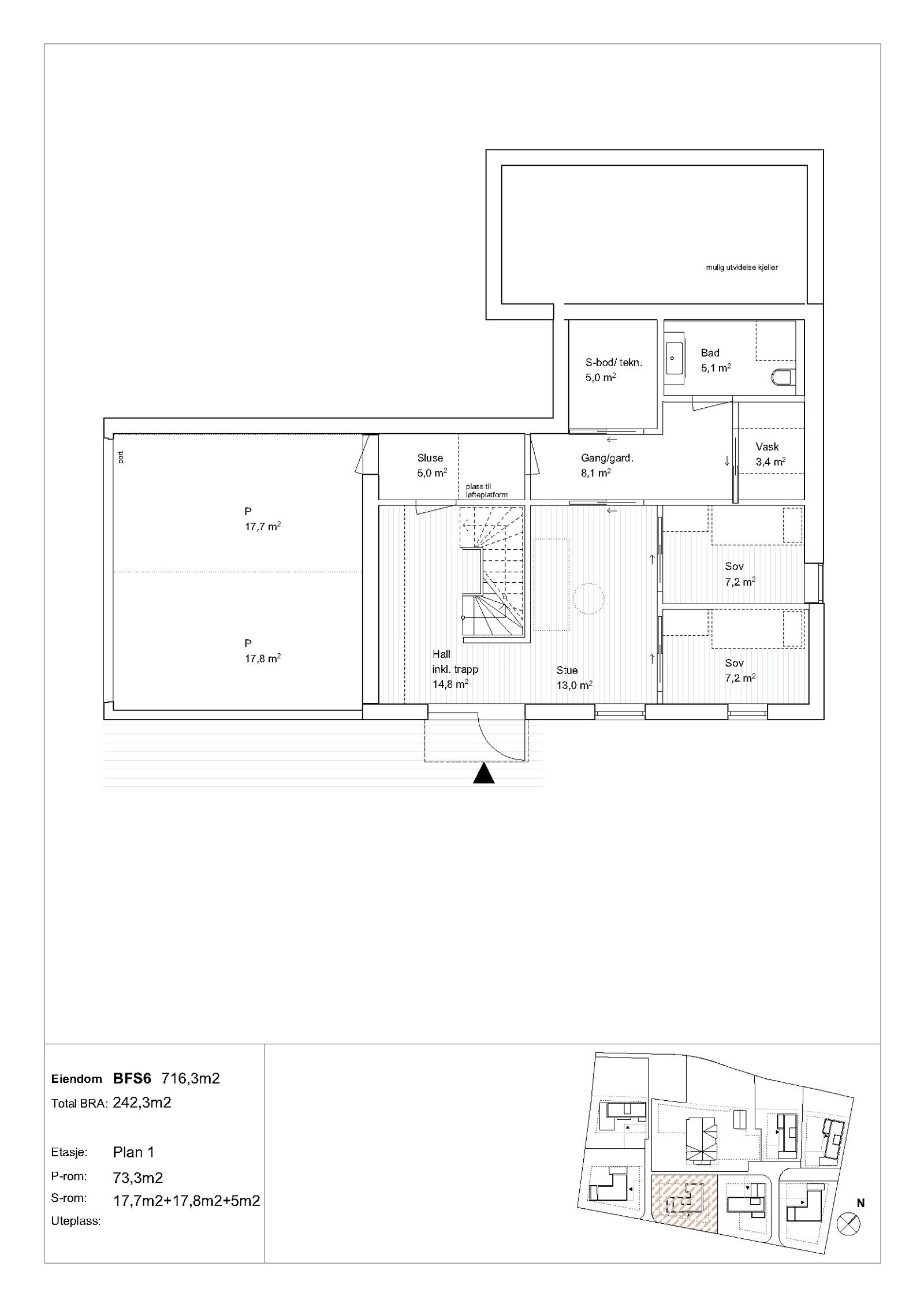 Bolig 6 - Plan 1 Galleribilde