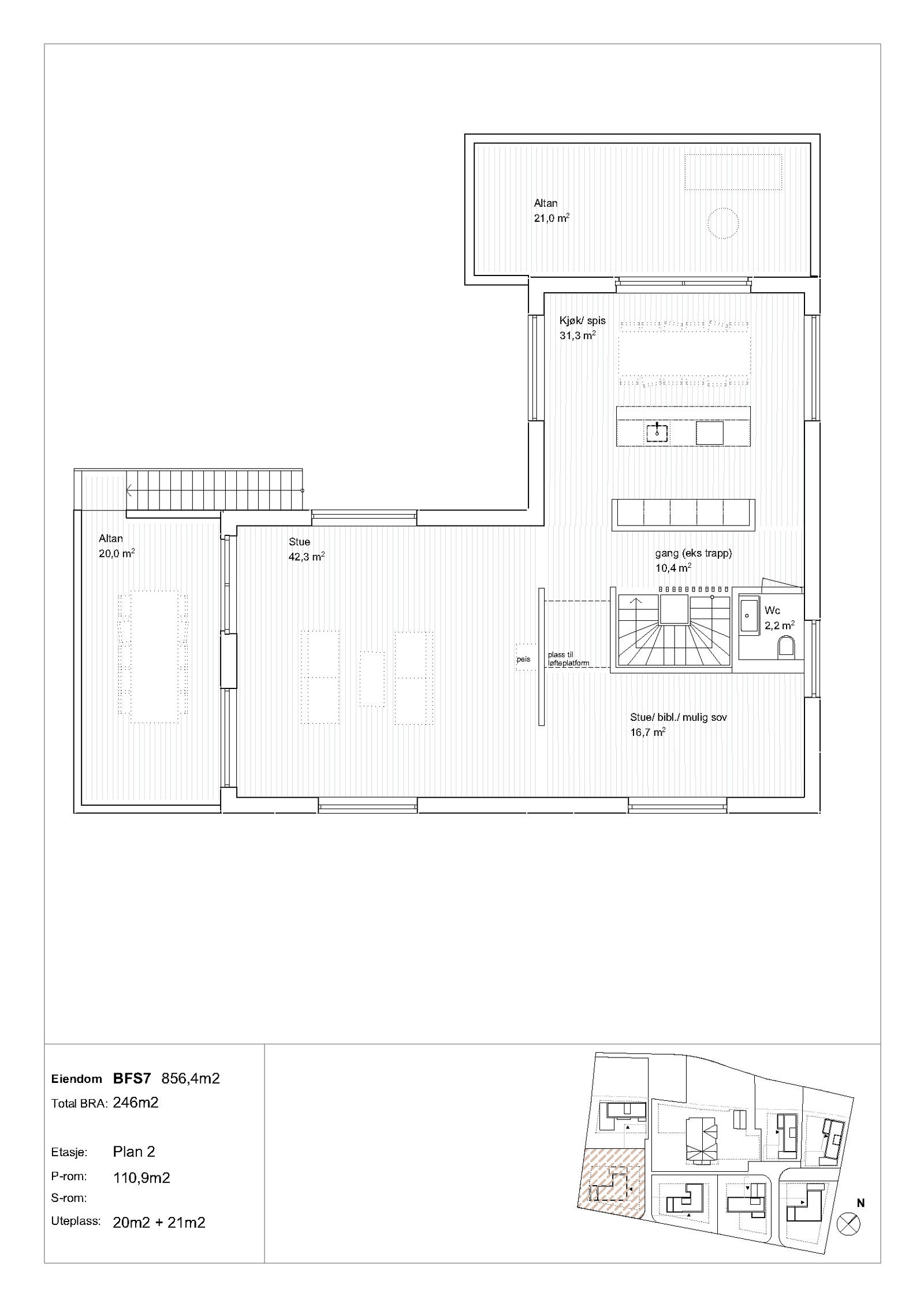 Bolig 7 - Plan 2 Galleribilde