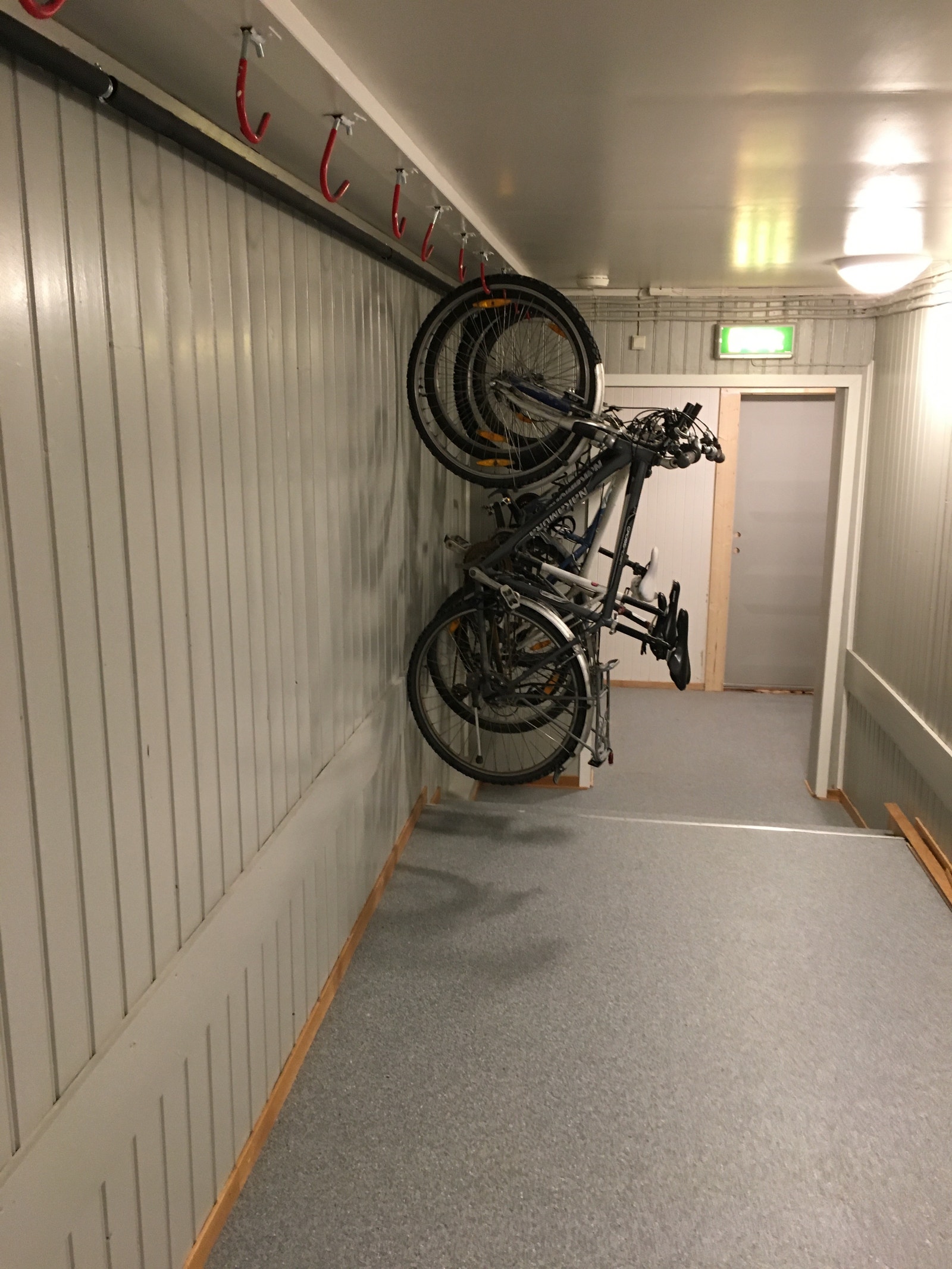Innvendig sykkelparkering Galleribilde