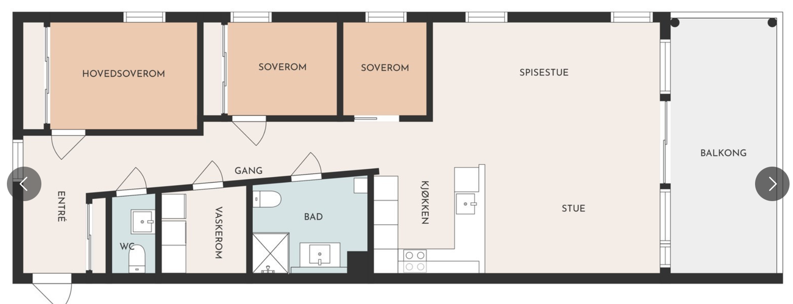 Plantegning Galleribilde
