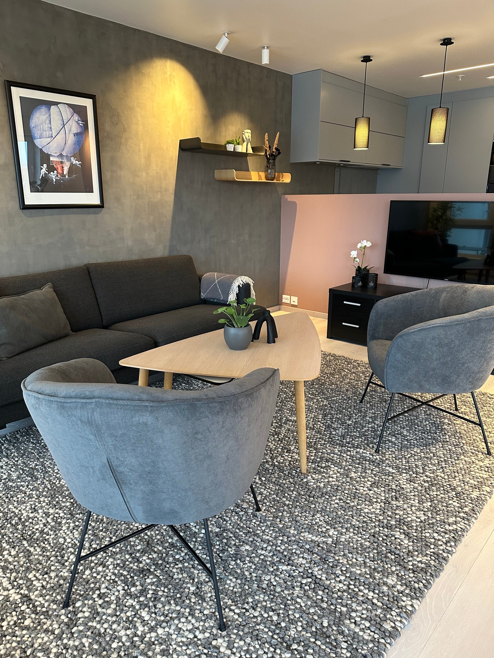 Sofakrok mot kjøkken Galleribilde