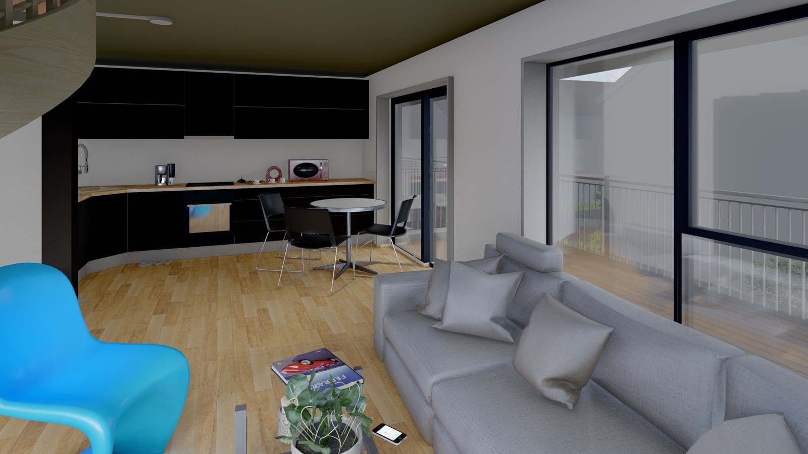 Leilighetene blir organisert som borettslag med Mosjøen og omeng boligbyggerlag som forretningsfører. Galleribilde