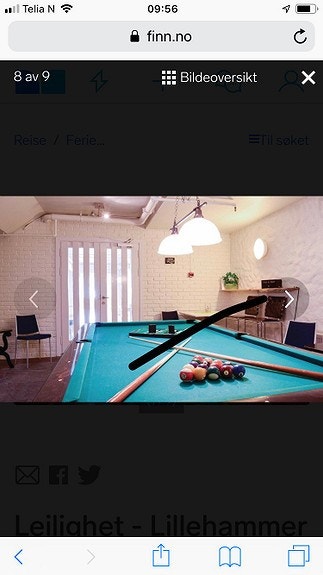 Biljard rom Galleribilde