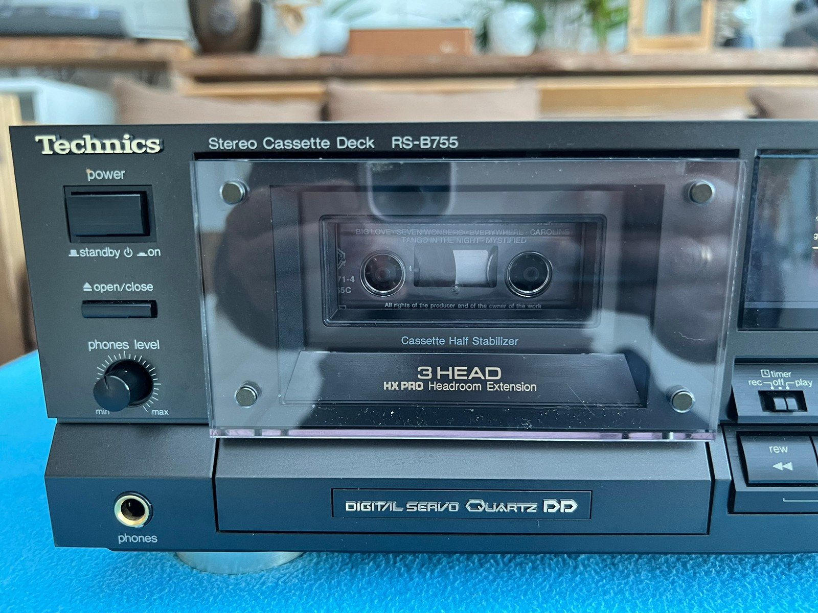 Vintage JVC RX-307TN Digital Stereo Receiver & newest Technics RS-M5 Cassette Deck Play