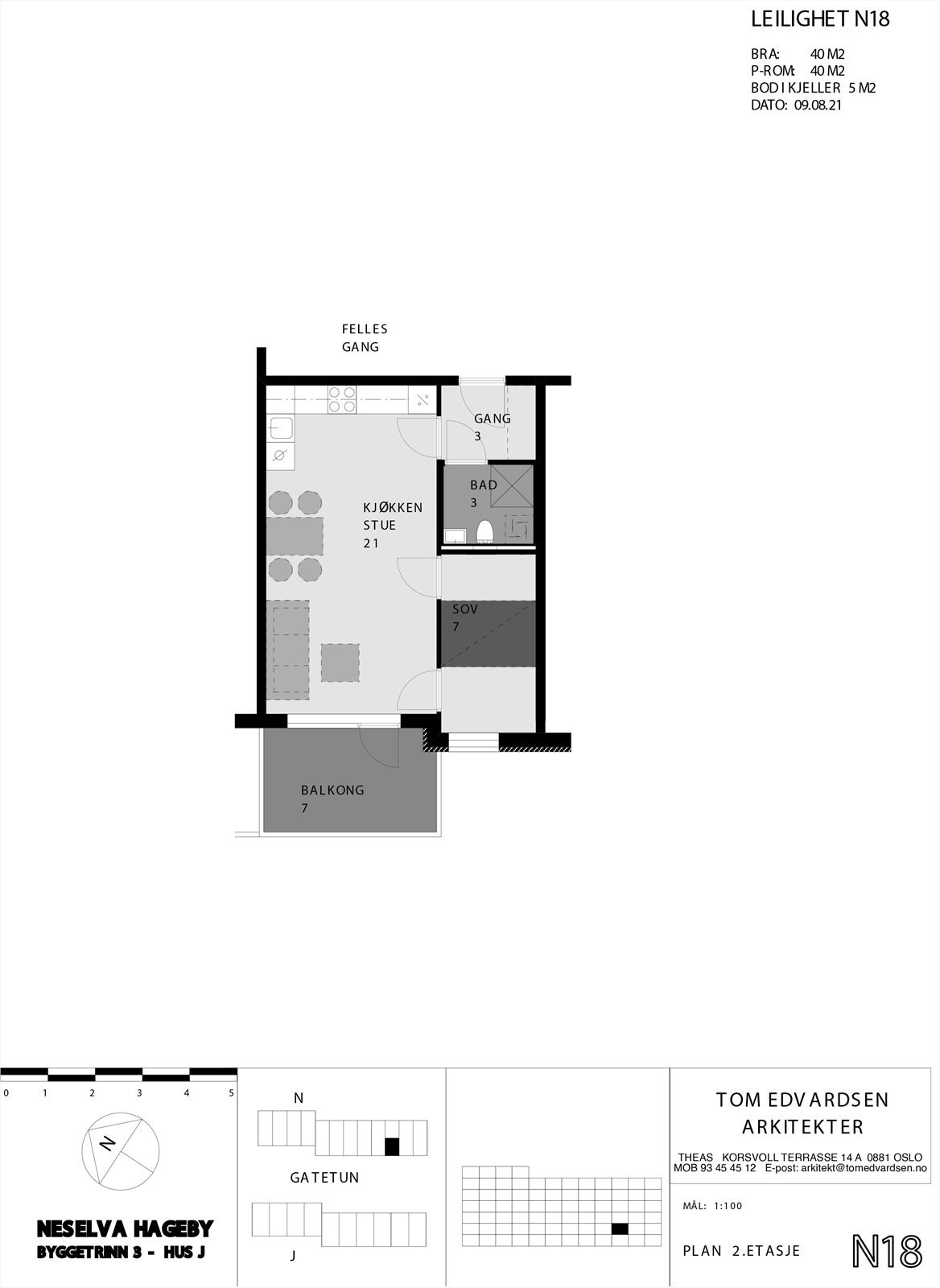 Plantegning Galleribilde